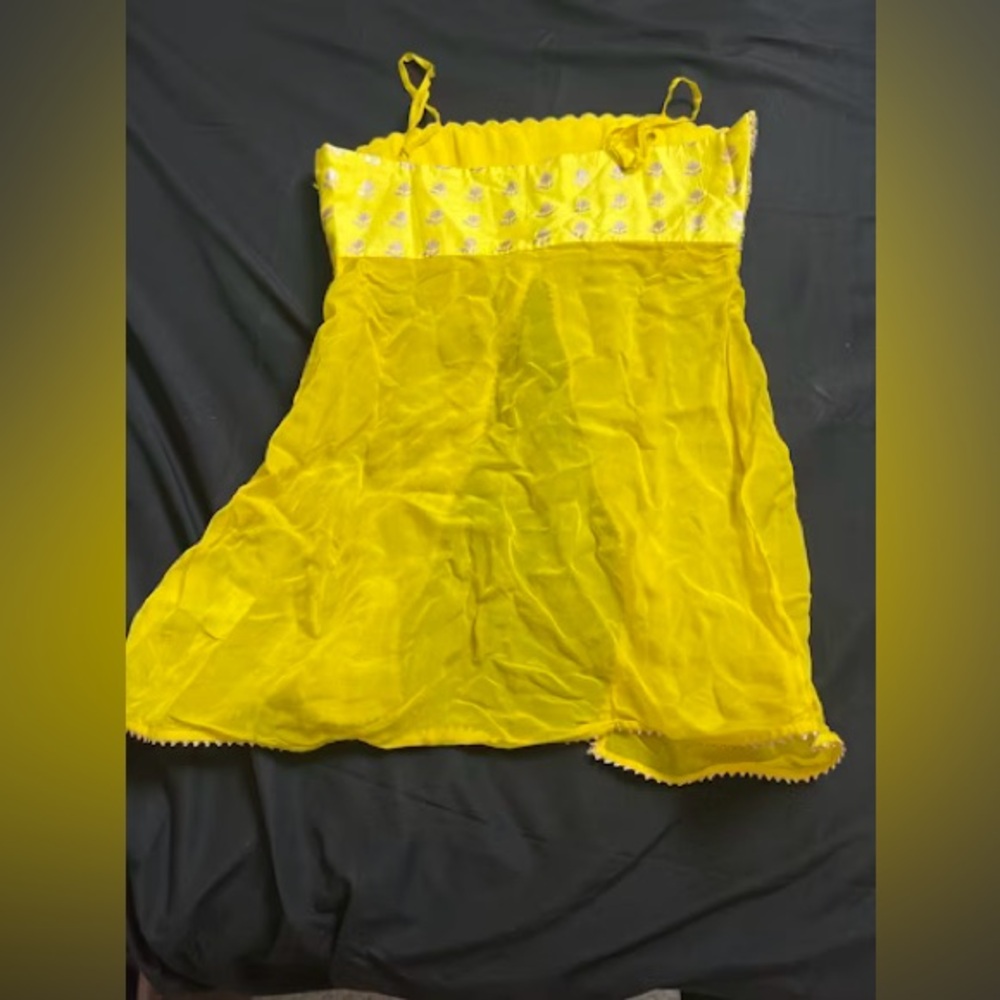 NWT House of Masaba Women's Yellow Designer Dhoti Set - Indian Ethnic - Picture 10 of 10
